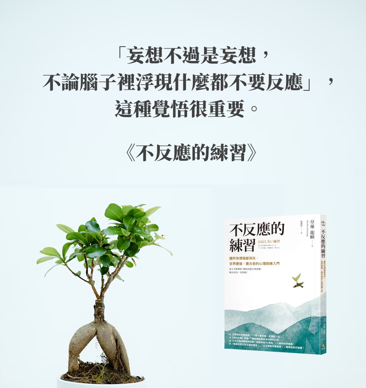 不反應的練習：讓所有煩惱都消失，世界最強、最古老的心理訓練入門